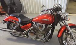 2006 Honda VTX 1300 Motorcycle. 1 owner, extremely clean and well maintained with low low mileage. This bike has always been kept inside and is Burnt Orange in color. Very sharp and a great way to enjoy the summer!