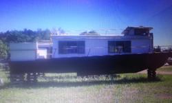 i have a 35ft witcraft houseboat for sale sleeps six has a 130hp volvo motor