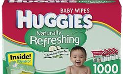 HuggiesÂ®
Naturally Refreshing
Baby Wipes
With Cucumber & Green Tea
1000 Count
HuggiesÂ® Naturally Refreshing Baby Wipes have a fresh cucumber and green tea scent with a washcloth-like texture. These wipes are alcohol free and contain gentle ingredients