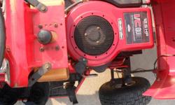 All are in very good conition. New 48" Craftsman frame mounted snow blade. Mower deck has a 43" cut pattern. Tractor has 5 speeds, brand new 12V battery, one new tire & has an ultra clean non oil dripping 12.5 hp B&S engine. I would E-mail pictures if