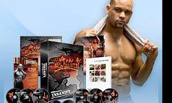 Insanity workout
60 day total body conditioning program
10 dvds
1. dig deeper fit test
2. plyometric cardio circuit
3. cardio power and resistance
4. cardio recovery and max recovery
5. pure cardio and abs
6. cardio abs
7. core cardio and balance
8. max