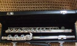 Flute- Intermediate, open hole, b flat foot and tapered head, w/ hard case300.00 USD
Piccolo- Standard - w/ hard case 200.00 USD
Both in excellent condition!