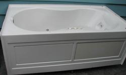TUB IS IN GOOD CONDITION. LEFT HAND DRAIN. COST $1200 NEW MUST MAKE ROOM.