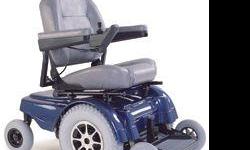 JAZZY 1170XL wheel chair for sale. Jazzy brand is one of the best. This chair is black in color, 5 years old, has solid tires, 2 new batteries installed in May 2011, wide seat to accommodate a large person (400 pounds.) In very good condition. It cost