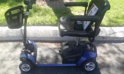 GREAT USED SCOOTER, LIKE NEW IN VERY GOOD CONDITION WITH,
NEW BATTERIES, VERY EASY TO FOLD UP AND TRANSPORT. ASKING 550.00
MORE INFO; CALL 702 752-5256