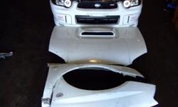 JDM SUBARU WRX STI VERSION 8 FRONT
BODY CONVERSION..... FRONT END
WWW.TOKYOMOTORIMPORTS.COM
PRICE: 1300.00$CAD
Front Headlights HID, Front Bumper with Lower Lip attach, Front Fender 2 pcs ( Left and Right, Hood, Bumper, Support, Radiator Support.......