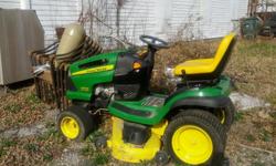 This mower is automatic with reverse . Not used a whole lot. Ask us anymore info you may need.