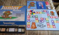 Used once! Box has a slight amount of wear otherwise in nearly new condition! $25 OBO.
How does it work?
The Junior Phonics Game? make reading child's play for 3 to 6-year olds. Here's your chance to give your pre-schoolers and kindergartners a head