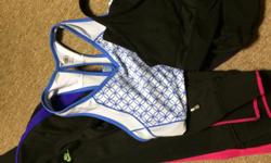 Two workout nike fit tank tops and a nike jacket all small