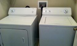 Kenmore Elite White Washer/Dryer Set in excellent condition. New home came with washer & dryer- No longer needed.
Washer/Dryer Set.. Can be converted to gas.
Can deliver-