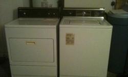 Kenmore matching xlarge washer & gas dryer, great condition, fully operational, $300 for the set. A great deal! Call Roy @ (704) 927-8611; if no answer, leave message, I will return your call ASAP.