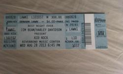 4 kid rock tickets i have tickets in hand lawn ga