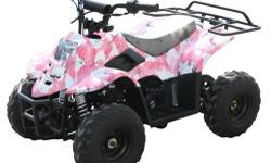 Kids 4-Wheeler's New w/ Parental Safety Features - Alarm , Remote Kill, Safety Pull Tether Cord, Speed Limiter and More! Our 110cc Kids ATV's as well as all of our other units we sell come fully assembled with our bumper to bumper warranty! call us today