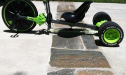 This fun toy is a bike mix, it is a low to the ground and is used outside to give kids lots of fun.