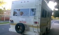 Located vacaville california a 1979 king of the road 21 foot cute travel rv it has a 440 motor 5k miles 2 beds a cute kitchen lots of storage fridge table stove propane clean title