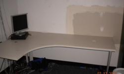 Office moving sale!
Almost brand new L-shape white office desk. Great condition! Cheap price!!!
Please call 903-581-5704.
&nbsp;