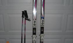 LADIES SNOW SKIS - $85.00 Each
K2 Unlimited Ladies snow skis ? length 170?s ? with M28 Twincam binding and 42? poles.
OLIN Innovation Rapid Turn Lite Ladies snow skis ? length 160?s ? with M28 Twincam bindings and matching 42? poles.
Hardly used in