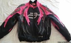 Arctiva - Snowmibile Jacket, Size Large, Pink & Black Castle X - Snowmobile Bibs, Size Large, Black Castle X - Snowmobile Mitts, Black Raptor - All Weather Full Face Helmet, Size Large, Gloss Black W/Pink Pinstriping ONLY WORN 3 TIMES.... EXCELLENT