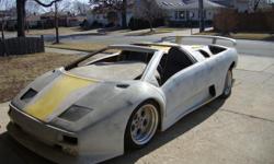 COMPLETE READY TO FINISH LAMBORGHINI DIABLO SPYDER KIT. REMOVEABLE TOP, COMPLETE FRAME WITH&nbsp;NEW CHEVY LT1 ENGINE, RENEGADE PORSCHE TRANSMISSION, MOST MAJOR ASSEMBLY WORK ALREADY DONE. ALL PARTS BOUGHT NEW FOR OVER $30,000.&nbsp;CANT FINISH BECAUSE OF