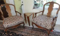 Large curved back antique chairs,must sell,good condition,paid $3,000,call david--