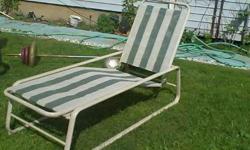 very nice reclining lawn chair. call (616)458-3651.
