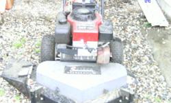 stealth---walk behind---electric start---10.5 engine---33 inch mulch & trim mower---just like new---
for half the cost--- moving to apartment----any questions call me 845-226-2510 andrew