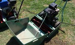 trimmer lawnmower 20'' front throw comm. heavy duty, 3 1/2 hp briggs engine runs and cuts great.call ron at rons lawnmower repairs ,sharpening , welding. 397-3524 local calls and pick up only. &nbsp;thank you ron.