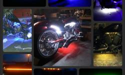 I am capable of lighting almost anything on ur cars, trucks, boats, bikes, semis extra.. I have several different colors to chose from and are 100% waterproof, extremely durable and are long lasting if you are interested call zane at u call I install