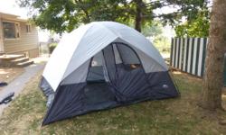 This a great tent for summer car camping.&nbsp; It is in great shape, nothing broke or missing.