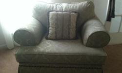 oversized sofa, chair, end table and coffee table. hardly used