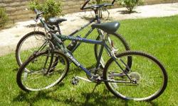 SELLING ONE MAN'S MAGNA GLACER POINT BIKE FOR $70 (USD)&nbsp;PAID IN CASH.&nbsp; ALSO SELLING ONE WOMAN'S MAGNA AIR TENSION BIKE FOR $70 (USD) PAID IN CASH.&nbsp; BOTH BIKES WERE HARDLY RIDDEN.&nbsp; BIKES ARE LOCATED IN THE SAN FERNANDO VALLEY, VAN NUYS