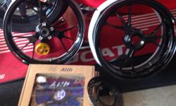 Marchesini wheels/rotors (gloss black powder coat) Brand new condition. Came off my 1199 s &nbsp; $1850 obo