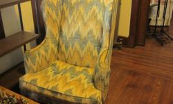 These chairs are high quality, 1950's, very sturdy, with good upholstery and claw feet. Contact by phone only.