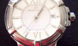 Maurice Lacroix Watch for sale. Beautiful, heavy, stainless steel, sapphire crystal, water resistant, has date. $800 obo