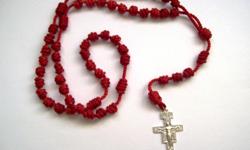 Handmade twine rosaries with metal crucifixes! Every rosary is blessed and annointed with myrrh and frankincense oils.
Twine rosaries are great for soldiers in the Army, for kids, for people who travel a lot, or for anyone who likes simple but pretty