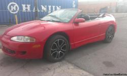 ***Mechanics Special***1996 Mitsubishi Eclipse Spyder GST. Convertible, power windows, nice 17inch wheels. Runs and drives good, turbo is starting to go bad and will need to be replaced. Car is all stock. Has the 4G63T tubo motor. This was my daily