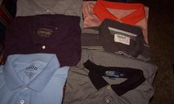 I have a lot of men's clothes (L-XXL shirts; 40x30/36x30 pants) in excellent condition (stain-free & smoke-free)...majority are name brands.&nbsp; Included in the lot of clothes:&nbsp; short & long sleeve button up dress shirts; short & long sleeve polo
