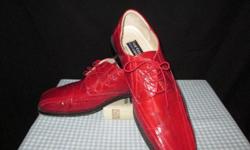 Men's Formal Dress Up / Bostonian (?) &nbsp;Red Shoes Pre-Owned&nbsp;
by FORTUNE From Liberty&nbsp;
Article Liberty - 133 &nbsp;Made in India&nbsp;
Regardless of its Style these are very AWESOME Shoes LONG life left
Special Occasion or just for