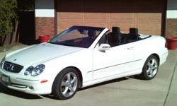 CLK / Convertible Coup. 2005 with 50.000 miles. Mint condition. White with grey interior. Black top.
Navigation system and more. Three year one hundred thousand mile Bumper to bumper warranty included
Call Mike for serious inquiries only.
773-990-0356