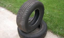 Michelin P215/70R14 "Rainforce MX4" All Season Radial
tires. Like new condition. Measure 25 1/8" tall and 8 1/2"
wide unmounted. Cleaning garage - priced to sell.