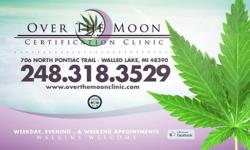 Over The moon Clinic is a medical marijuana evaluation, certification and recommendation center that is located in the great city of Walled Lake, Michigan. When it comes to medical marijuana patient services, we are a clinic that prides ourselves in being