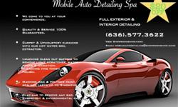 mobile auto detailing that comes to you in the comfort of your own home, with services such as the regular car wash to a complete full auto detail, clear coat buffing, clay bar, machine wax with polymer paint sealant that last up to 9 months, hot water