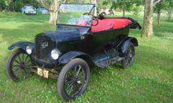For sale;1923 model t ford touring 3 door convertible. Older restoration. Runs and drives good. $7500. For more information call 320-774-8897