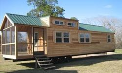 THIS IS NOT A KIT!!
This cabin is built by Pinnacle Park Homes and is delivered to you fully assembled and ready for use in as little as a day!!
Pinnacle Park Homes builds RV classified and titled cabins that are great for use as a vacation getaway,
