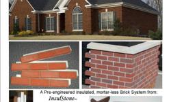 &nbsp;
&nbsp;Insulstone (http://www.insulstone.com) designed for easy installation by the home owner or I will install it for a fee. It is a mortar-less system that "Stack and Staples" to the wall or interior "Peel & Stick". Stone is a manufactured