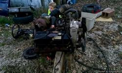 7.3 power stroke diesel motor for sale in great shape run great it has 107,000 miles on it it comes with a starter, radiator,fan,powersteering pump,a new water pump,with the wire harness and with a turbo