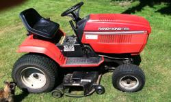 MTD Riding Mower, 18 hp, 46 inch cut; excellent condition with 45 inch snow blower.&nbsp; Owners Guide(s) included.&nbsp;