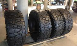 For Sale 1 set of 4 ea. Nitto Mud Grappler tires 40x15.5 R20 LT, less than 600 miles, wife was not happy with the look on her truck, we paid $3000.00 at Twisted off road in Lake Charles, we are asking $500.00 per tire for a total of $2000.00