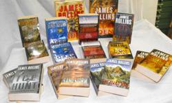 Multiple books by James Rollins. Telephone number (405) 3 zero 1 - 9086
Great adventure, horror books by James Rollins. I used to buy books by the lot and have doubles of some of the books. Sorry can't separate this sale, I need to get rid of these books