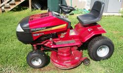 Murry 42" cut rideing mower with 14 & Half horse briggs & stratton engine. new battery,looks & runs like a new one. well maintained & kept inside. Goodlettsville Tn. 615-948-5862.